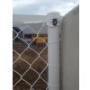 Bílý sloupek  pr. 42 mm výška 150, pro plot výšky 100 cm