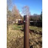 Hnědý sloupek pr. 48 mm výška 300, pro plot výšky 200