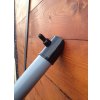 Šedivá vzpěra průměr 42 mm, výška 200 cm pro ploty 150 cm