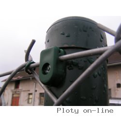 poplastovaný sloupek
